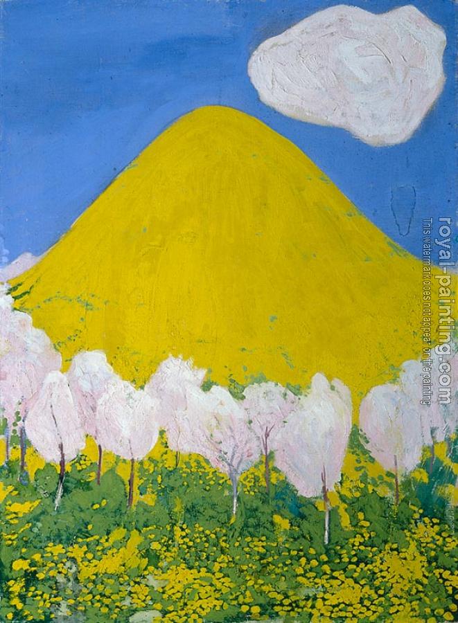 Cuno Amiet : Der gelbe hugel Cuno Amiet : Der gelbe hugel